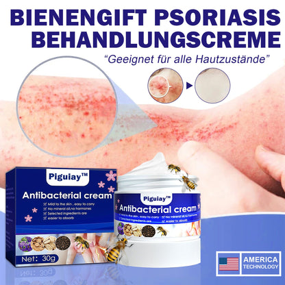 🐝Piguiay™ Bienengift Antibakterielle Creme (Kaufen Sie eines, erhalten Sie eines gratis und beginnen Sie Ihre Reise zu gesünderer Haut!)